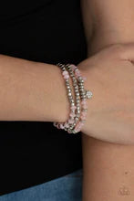 Load image into Gallery viewer, Glacial Glimmer Pink Bracelet
