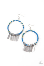 Load image into Gallery viewer, Garden Chimes Blue Earring
