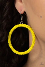 Load image into Gallery viewer, Beauty and the BEACH Yellow Earring
