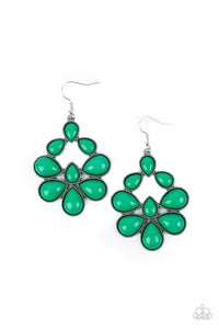 In Crowd Couture Green Earring