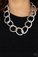 Load image into Gallery viewer, Industrial Intimidation Silver Necklace
