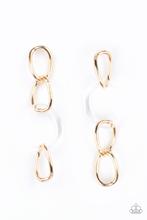 Talk In Circles Gold Post Earring