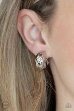 Wrought With Edge Silver Clip On Earring