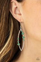 Load image into Gallery viewer, Flowery Finesse Green Earring
