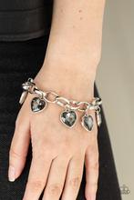 Load image into Gallery viewer, Candy Heart Charmer Silver Bracelet
