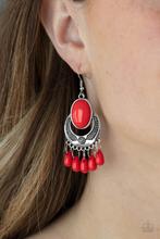 Load image into Gallery viewer, Prairie Flirt Red Earring
