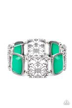 Load image into Gallery viewer, Colorful Coronation Green Bracelet
