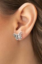 Flutter Fantasy Silver Post Earring