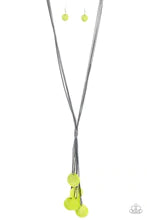Load image into Gallery viewer, Tidal Tassels Green Necklace
