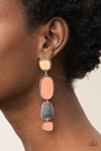Load image into Gallery viewer, All Out Allure Orange Post Earring
