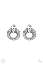 Load image into Gallery viewer, Industrial Innovator Silver Clip-On Earring
