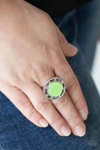 Encompassing Pearlescence Green Ring