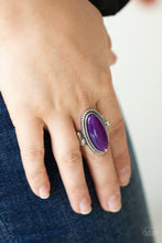 Oval Oasis Purple Ring