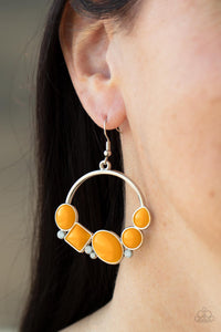 Beautifully Bubblicious Orange Earring