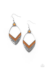 Load image into Gallery viewer, Indigenous Intentions Orange Earring
