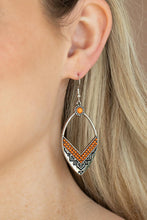 Load image into Gallery viewer, Indigenous Intentions Orange Earring
