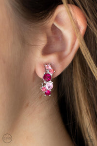 Cosmic Celebration Pink Clip On Earring