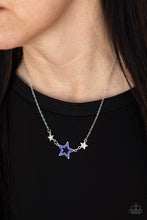 Load image into Gallery viewer, United We Sparkle Blue Necklace
