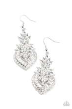Load image into Gallery viewer, Royal Hustle White Earring
