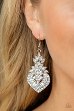 Load image into Gallery viewer, Royal Hustle White Earring
