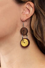 Load image into Gallery viewer, Artisanal Aesthetic Yellow Earring
