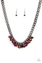 Load image into Gallery viewer, Galactic Knockout Purple Necklace
