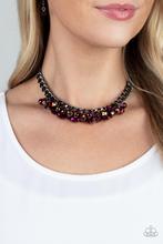 Load image into Gallery viewer, Galactic Knockout Purple Necklace
