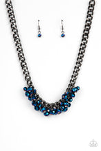 Load image into Gallery viewer, Galactic Knockout Blue Necklace
