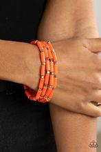 Radiantly Retro Orange Bracelet
