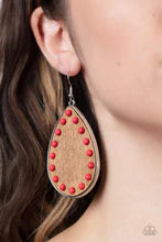 Load image into Gallery viewer, Rustic Refuge Red Earring
