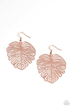 Load image into Gallery viewer, Palm Palmistry Copper Earring
