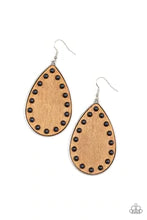 Load image into Gallery viewer, Rustic Refuge Black Earring
