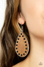 Load image into Gallery viewer, Rustic Refuge Black Earring
