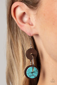 Artisanal Aesthetic Blue Earring