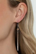 Skyscraping Shimmer Brown Earring