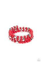 Load image into Gallery viewer, Vibrant Verve Red Bracelet
