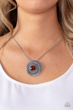 Load image into Gallery viewer, Make Me a MEDALLION-aire Brown Necklace
