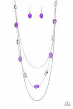 Load image into Gallery viewer, Barefoot and Beachbound Purple Necklace
