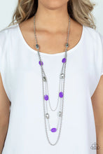Load image into Gallery viewer, Barefoot and Beachbound Purple Necklace
