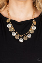Load image into Gallery viewer, Spot On Sparkle Gold Necklace
