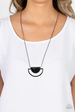 Load image into Gallery viewer, Lunar Phases Black Necklace
