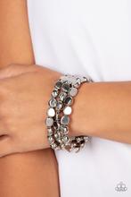 Load image into Gallery viewer, HAUTE Stone Silver Bracelet
