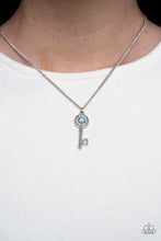 Load image into Gallery viewer, Prized Key Player Blue Necklace
