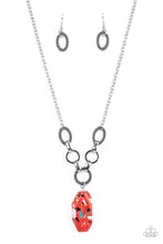 Load image into Gallery viewer, Mystical Mineral Red Necklace
