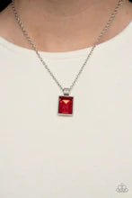 Understated Dazzle Red Necklace