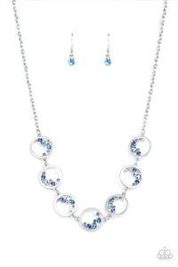 Blissfully Bubbly Blue Necklace