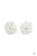 Load image into Gallery viewer, Bunches of Bubbly White Post Earring
