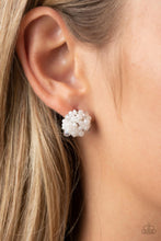 Load image into Gallery viewer, Bunches of Bubbly White Post Earring
