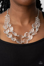 Load image into Gallery viewer, Icy Illumination White Necklace
