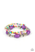 Load image into Gallery viewer, Confidently Crafty Purple Bracelet
